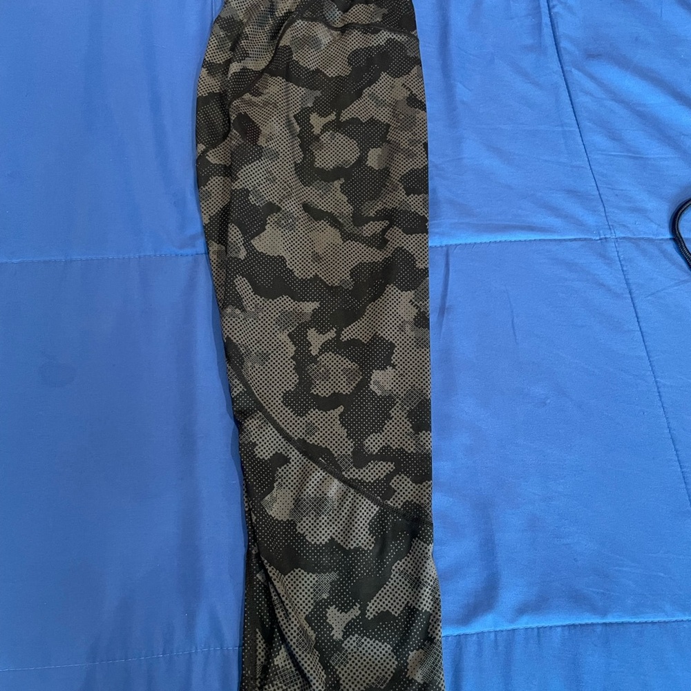 Russell Athletic Black and Gray Compression Leggings